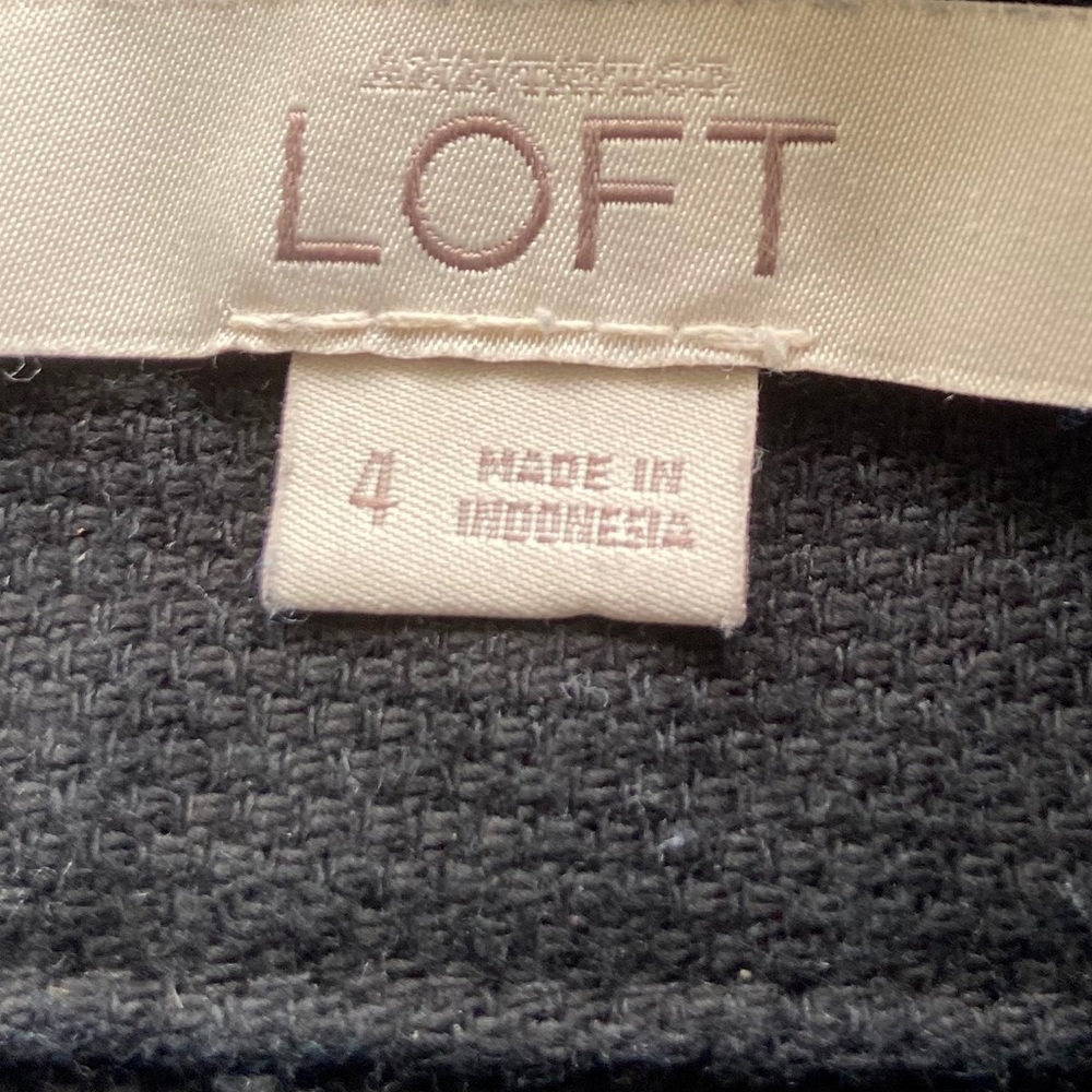 LOFT Black Mini Skirt - Picture 4 of 4